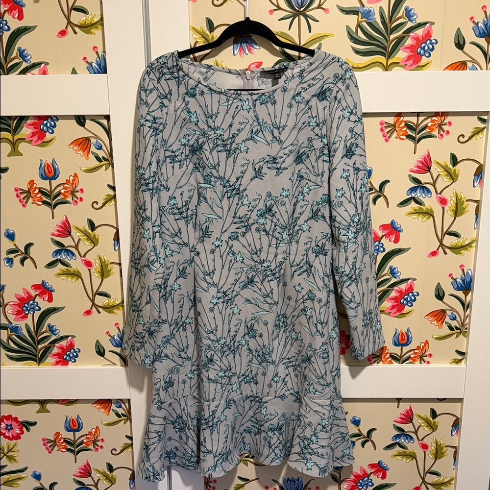 Banana Republic Blue Floral Dress